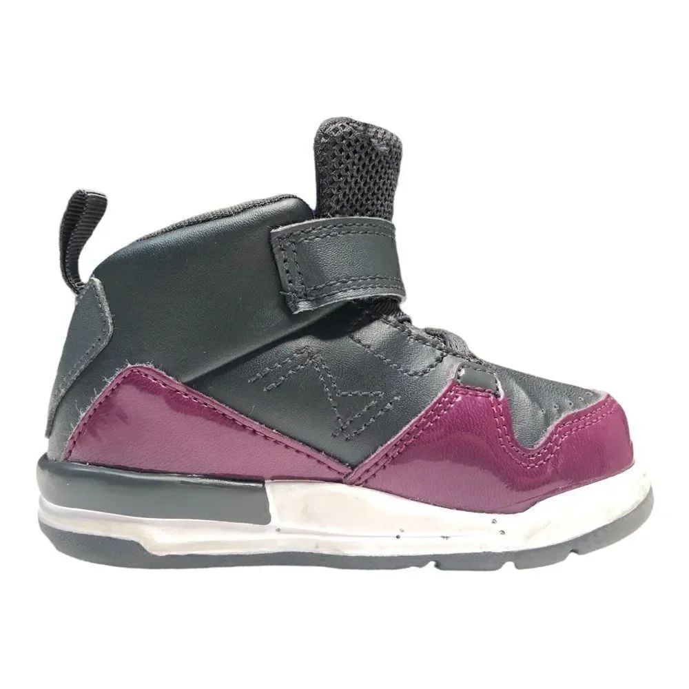 Nike Air Jordan 629944-022 purple and gray size 5c - Picture 8 of 8
